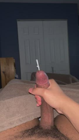 BBC Cumshot Jerk Off gif