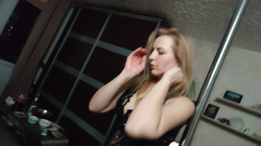 babe dancing heels gif