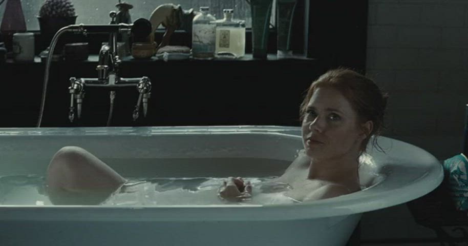 amy adams bathroom redhead wet gif