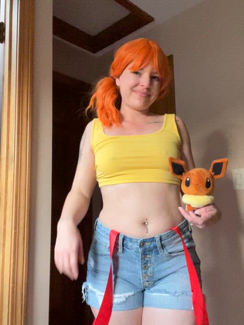 Misty is such a needy little slut flashing her tits