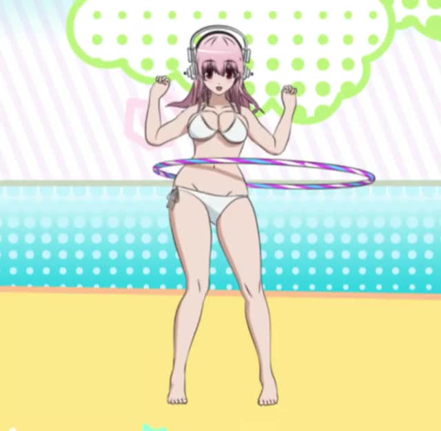 On a beach [Super Sonico] loop4