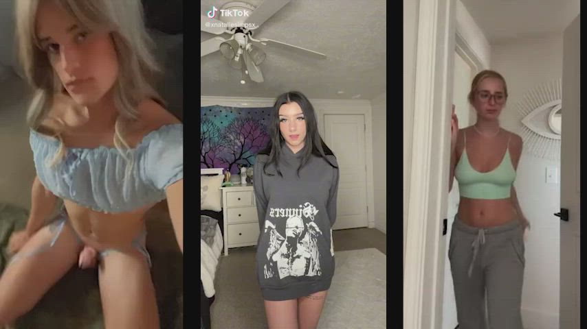 bbc interracial pmv sissy split screen porn tiktok trans trans woman gif