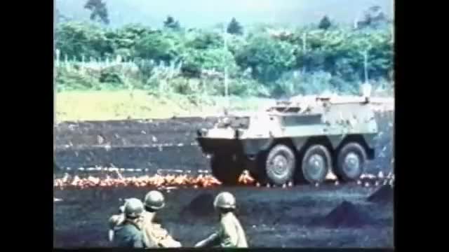 Type 82 APC vs. flamethrower