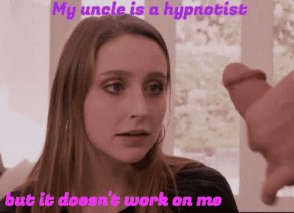 caption family hypno hypnosis male masturbation masturbating niece teen uncle gif
