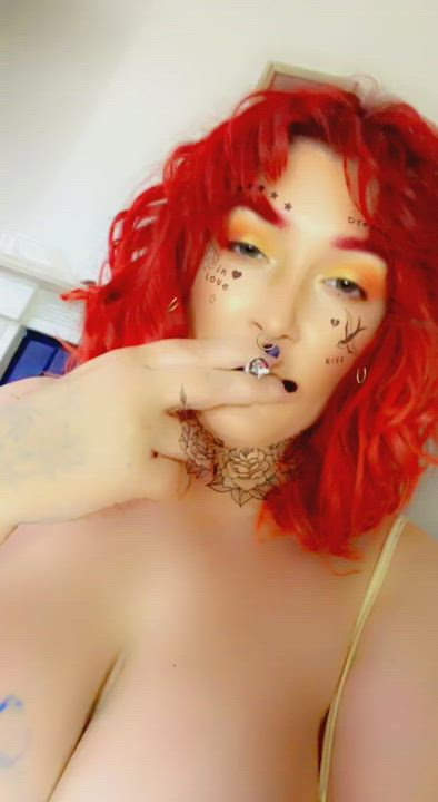BBW Big Tits Curvy gif