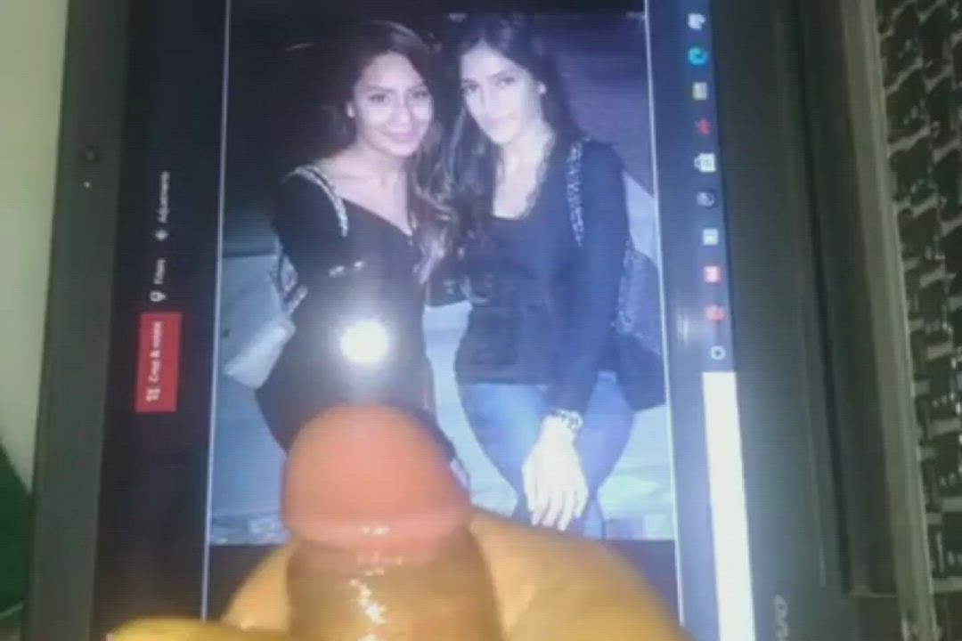 Couldn't help but cum for this slutty fiance and her sister. 👅