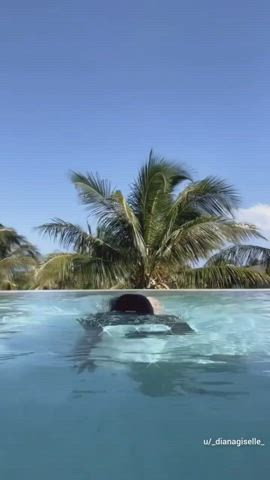 ass girls pool gif