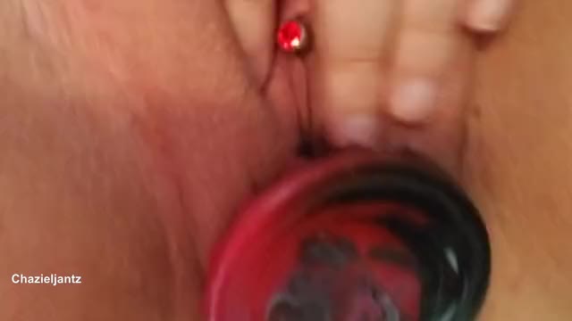 Playing with egg plug in my pussy