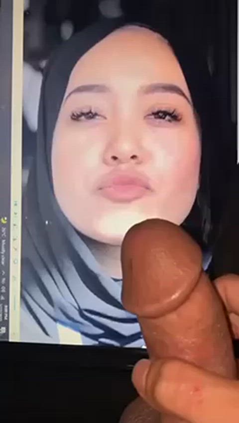 cumshot hijab malaysian male masturbation muslim precum tribbing tribute gif