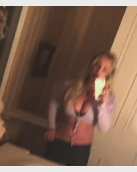 Belly Button Britney Spears Cleavage gif
