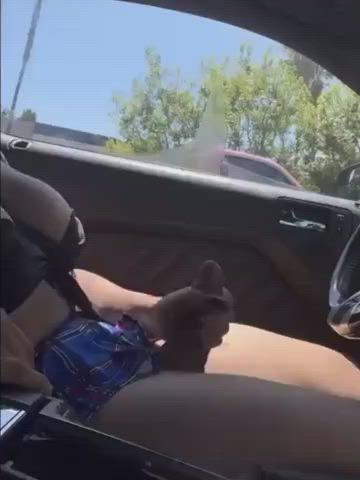 car caught cum ejaculation girl dick jerk off masturbating public skirt gif
