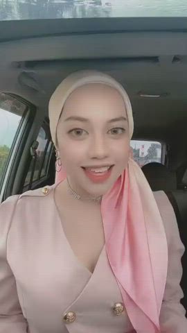 big tits hijab malaysian tiktok gif