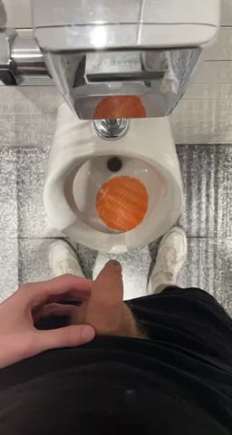 Mall piss. You taking a peek?