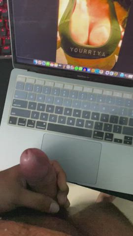 Big Dick Cumshot Tribute gif