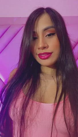 latina lips model seduction teen teens webcam gif