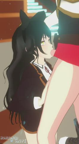 3D Animation Anime Blowjob Hentai Schoolgirl gif