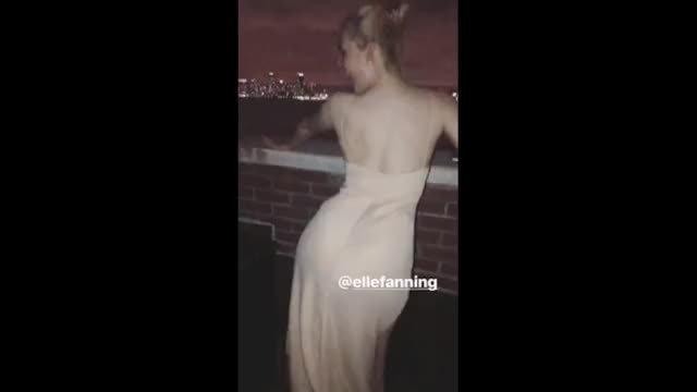 elle fanning party