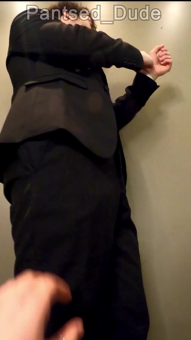 Slo Mo POV pantsed while wearing a tux