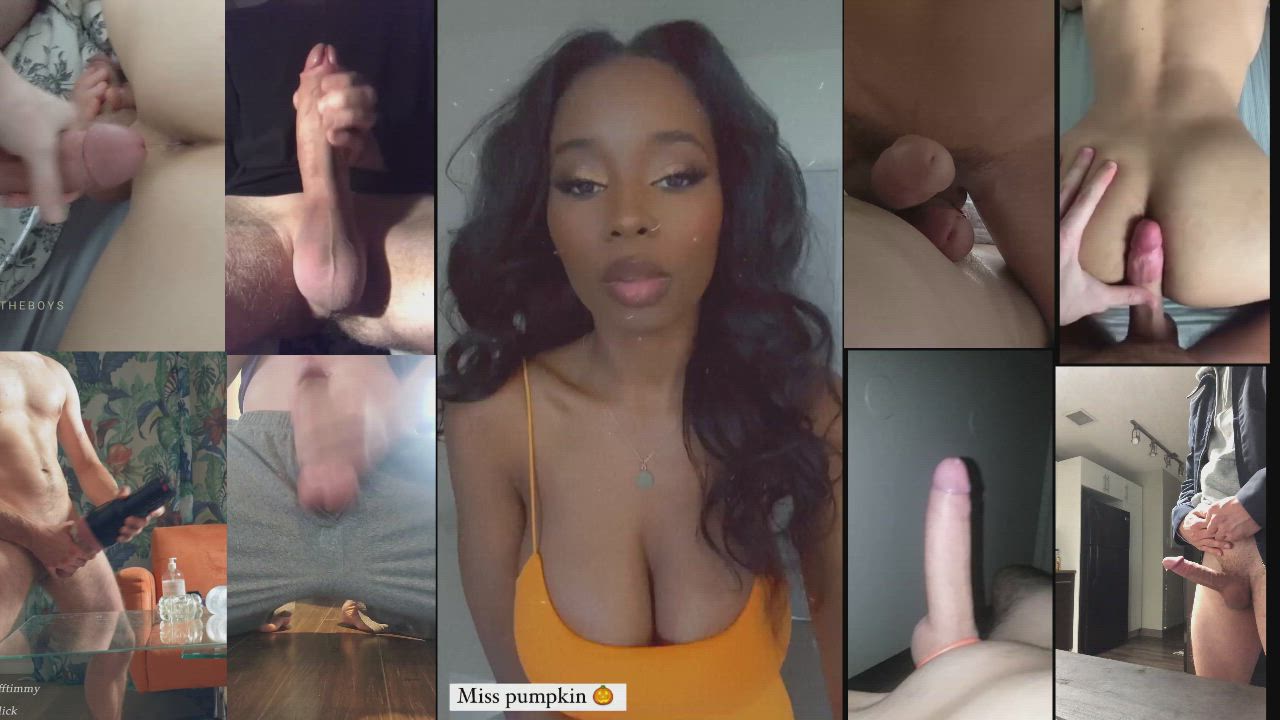 BabeCock Big Tits Cum Ebony Frotting gif