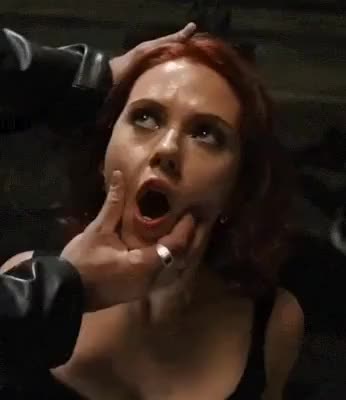 How many times do you think Scarlett Johansson's throat has passed on during this