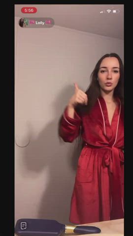 accidental nipple nipslip tiktok tits gif