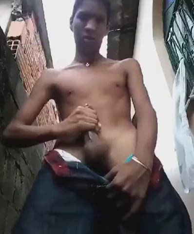 Brazilian Cum Outdoor gif