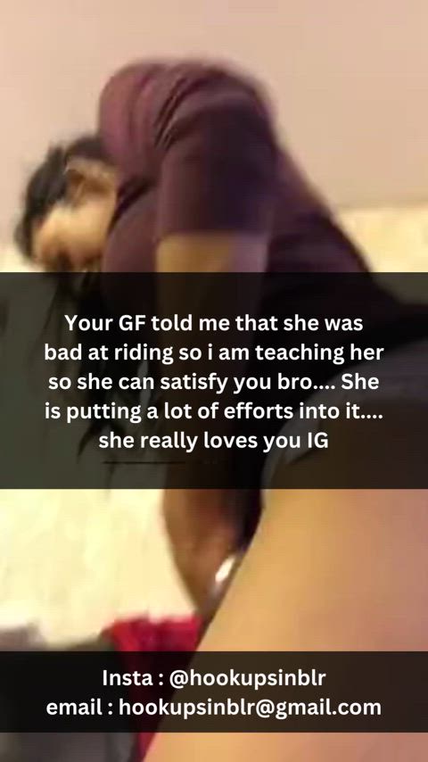 caption cheat cheating cuckold desi gf girlfriend humiliation indian gif