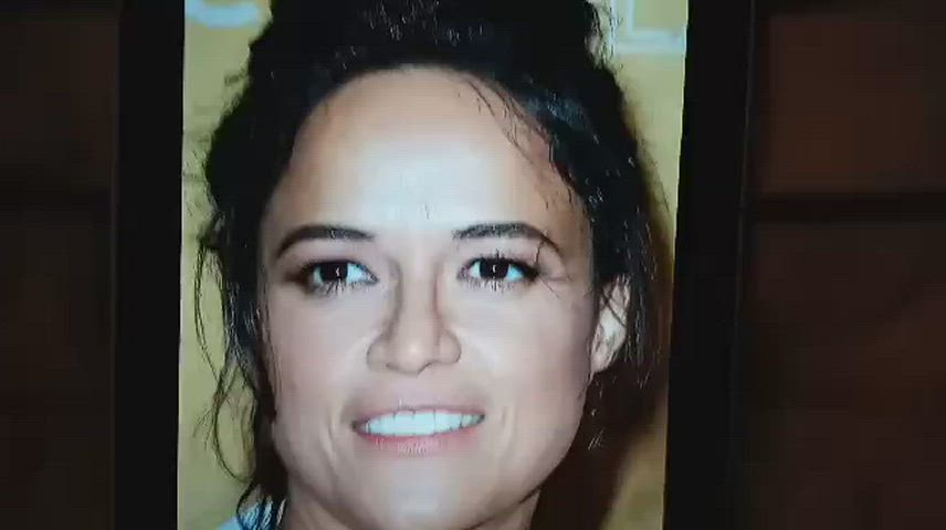 cum michelle rodriguez tribute gif