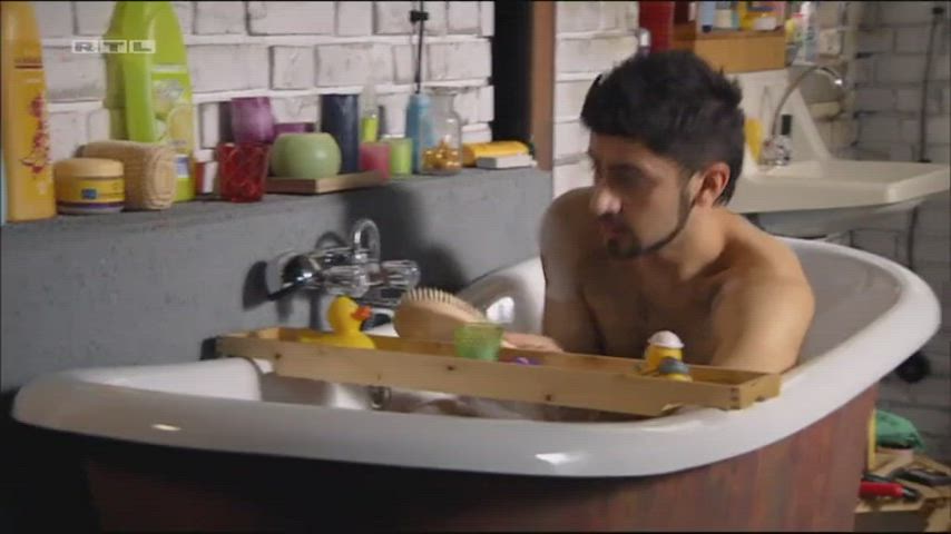 ass bathtub celebrity exposed gay spanked gif