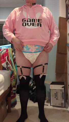 chubby diaper femboy sissy gif