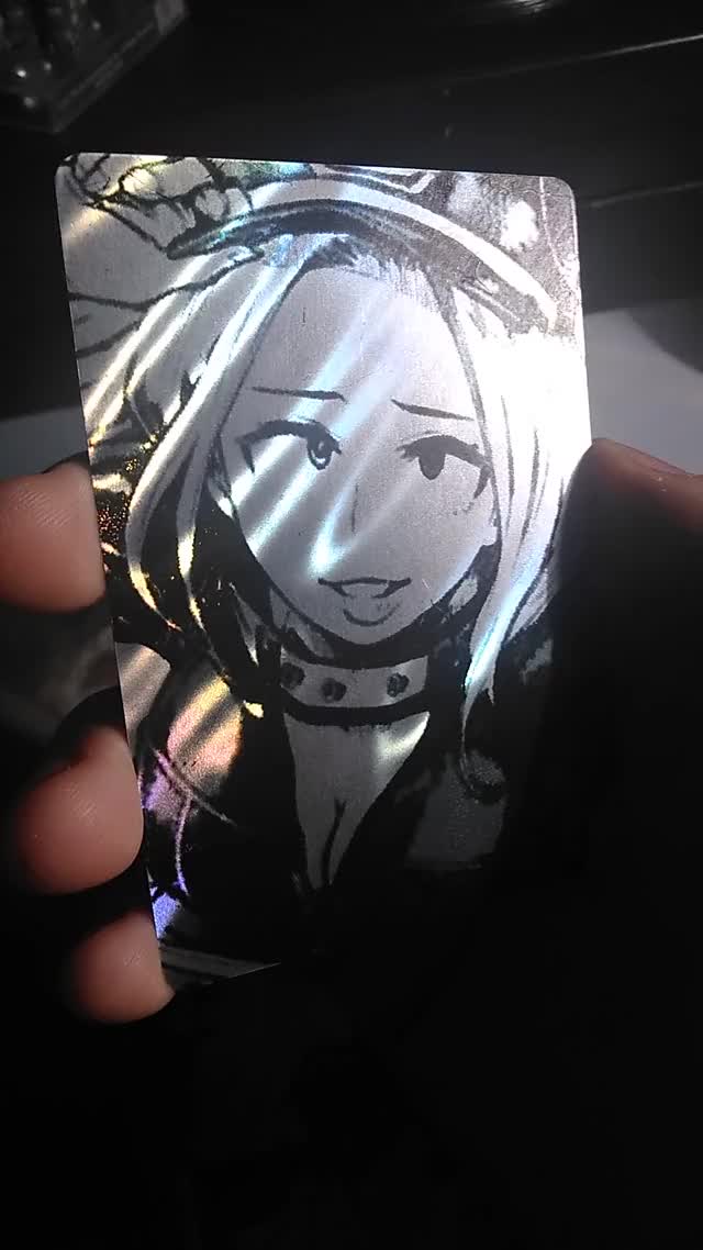 manga foil prints