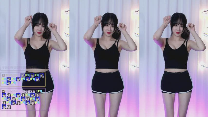 asian big tits dancing korean gif