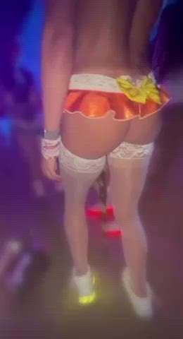 Ass Booty Festival Party Public Thong Voyeur gif