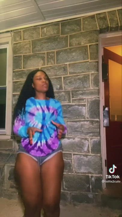 Amateur Ass Ass Clapping Big Ass Ebony Homemade TikTok gif