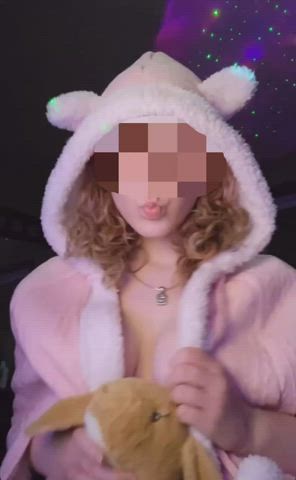 20 years old bunny cuddle cute daughter innocent non-nude step-daughter r/ddlg gif