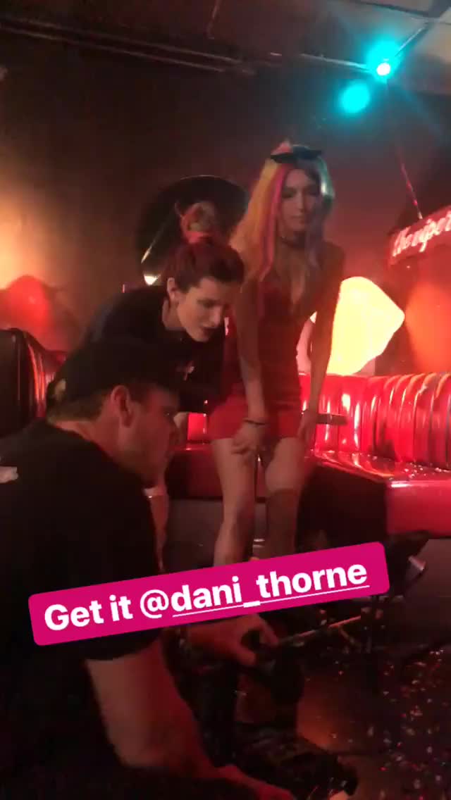 bella thorne and Dani thorne bts 12