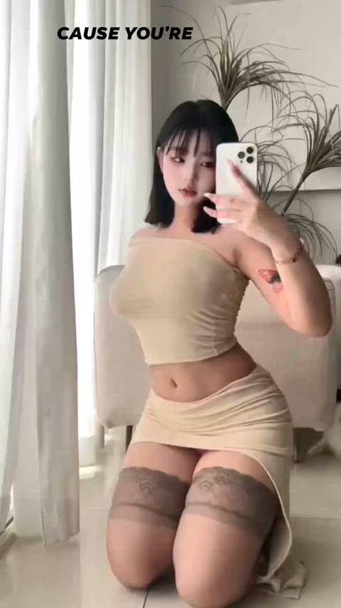 asian big tits korean gif