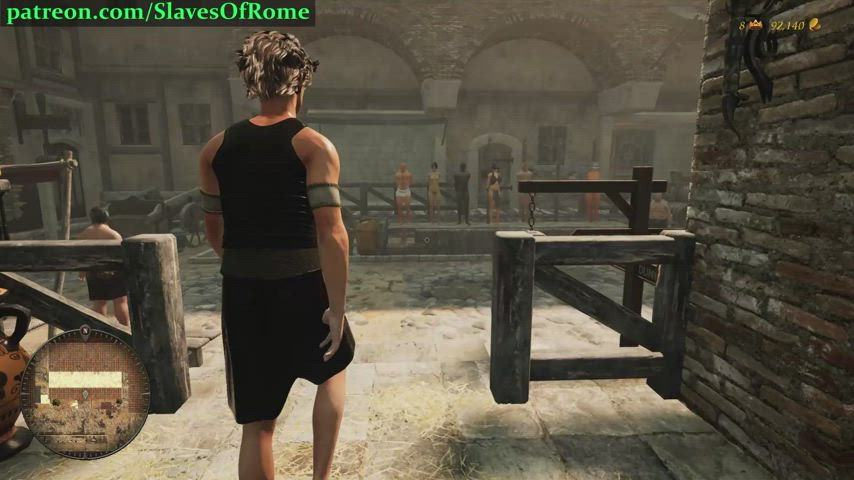 SLAVES OF ROME: Slave Market and Sex (in-game footage)