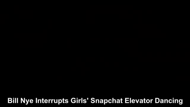 Bill Nye Interrupts Girls Dancing in Las Vegas Elevator