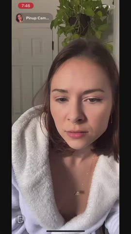 accidental nipple nipslip tiktok tits gif