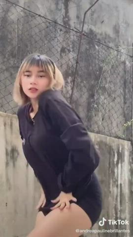 asian ass back arched big ass dancing filipina thick thighs tiktok gif