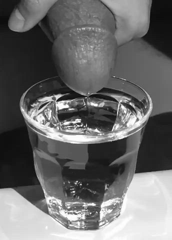 [Proof] Cum in a Glass of Water