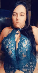 Goth Huge Tits Lingerie Nipple Piercing Tattoo gif