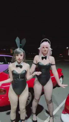 Cosplay TikTok White Girl gif