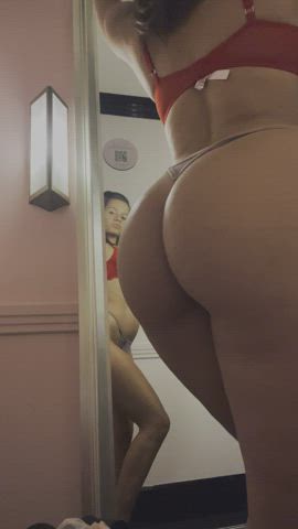 ass mirror underwear gif