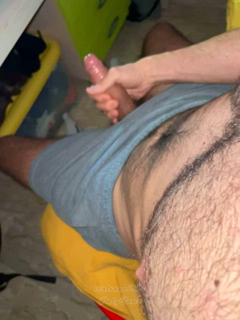 amateur big dick cumshot gay hairy cock handjob homemade masturbating pov uncut clothed-masturbating