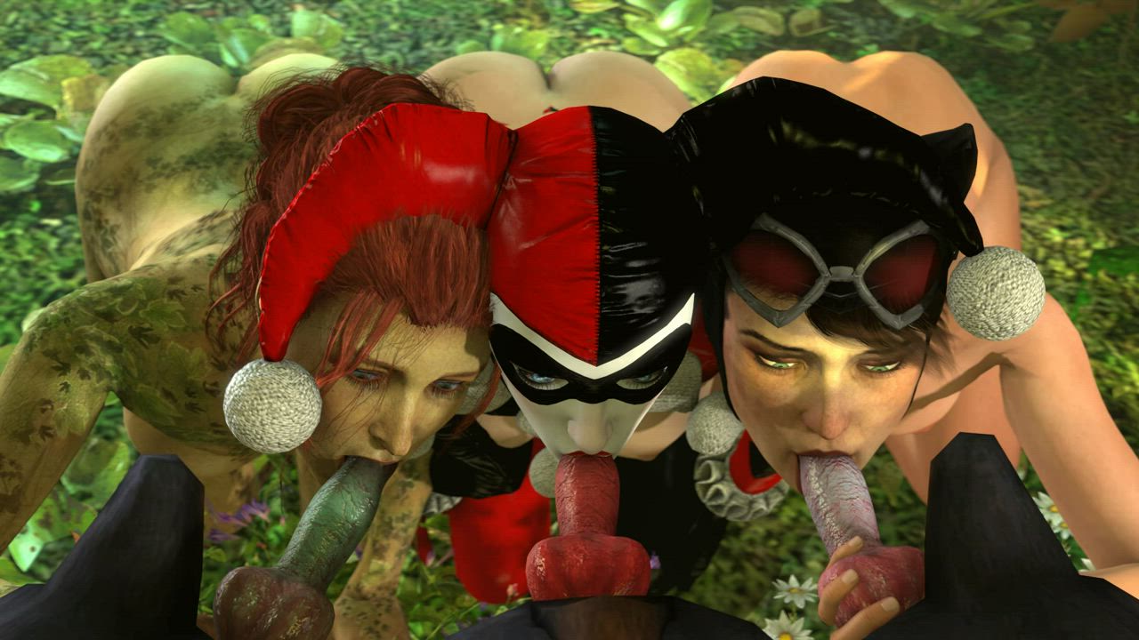 Blowjob Harley Quinn gif