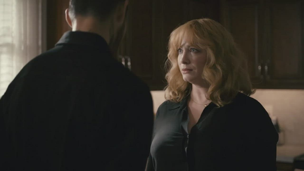 Christina Hendricks is the queen of huge tits