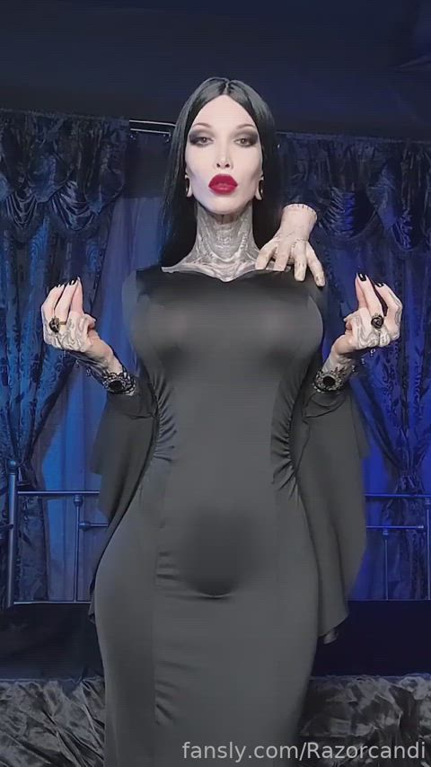 morticia discover tik tok