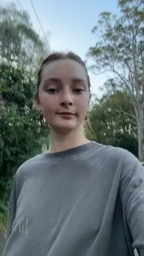 amateur australian cute flashing public teen tits gif